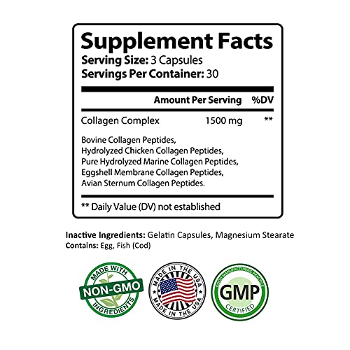 PureNature Collagen Ultra Complex Types I, II, III, V & X 90 Capsules (1)