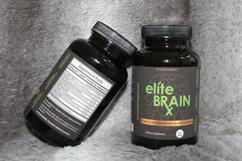 All Natural Brain Supplement – Increases Clarity, Improves Memory & Mood, Boosts Focus & Intelligence - Scientifically Formulated Nootropic for Cognitive Enhancement - Ginkgo Biloba - Elite BrainRx