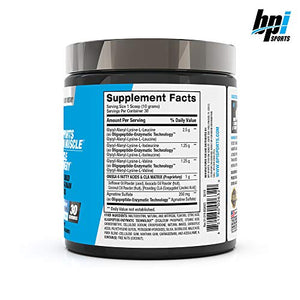 BPI Sports Best BCAA - BCAA Powder - Branched Chain Amino Acids - Muscle Recovery - Muscle Protein Synthesis - Improved Performance – Hydration – Blue Raspberry - 30 Servings - 10.58 oz.