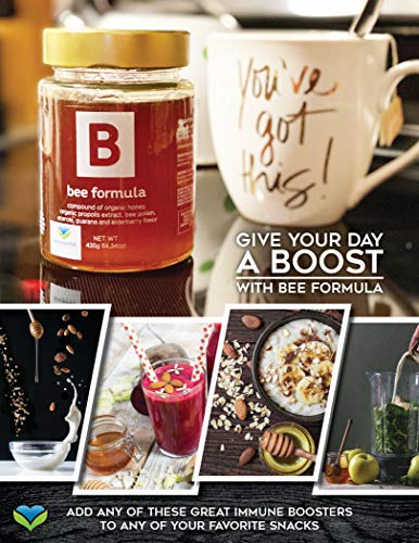 Superfood Organic Honey Fortified with Propolis - Aide with Immune Support, Energize Your Mind & Body with Bee Pollen, Vitamin C, Guarana, & Elderberry Bee Formula