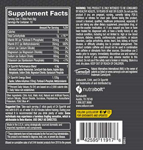 Cellucor C4 Sport PreWorkout On The Go Packets, Blue Raspberry, 3.1747 Ounce