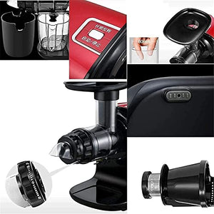BXZYYL Juicer, Slow Masticating Juicer Extractor with Reverse Function, Cold Press Juicer Machine with Quiet Motor, Juice Jug for Vegetables and Fruits
