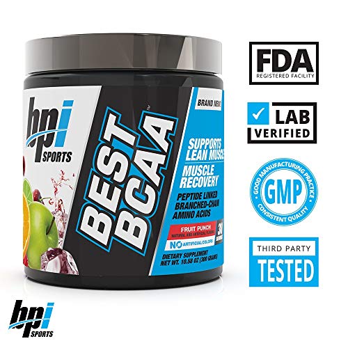 BPI Sports Best BCAA - Building Blocks of Protein and Muscle - Post-Workout Recovery - Weight Loss Support - Watermelon Freeze, 30 Servings, 300 grams