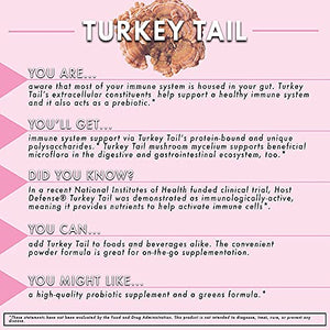 Host Defense, Turkey Tail Mushroom Powder, Supports Immune Health, Certified Organic Supplement