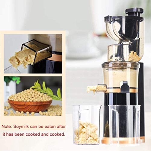 QIN Slow Masticating Extractor Easy to Clean Cold Press Juicer, with Reversal Function,BPA-free Masticating Juicer with Juice Jug