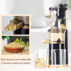 QIN Slow Masticating Extractor Easy to Clean Cold Press Juicer, with Reversal Function,BPA-free Masticating Juicer with Juice Jug