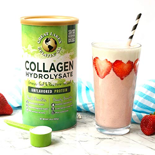 Great Lakes Gelatin Collagen Hydrolysate Powder 16 oz + Vanilla Collagen Hydrolysate Powder 10 oz