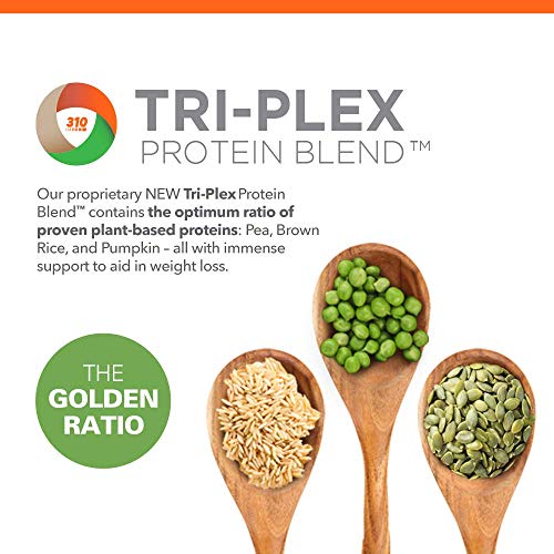 Vegan Organic Plant Protein Powder and Meal Replacement Shake - By 310 Nutrition - Gluten, Dairy and Soy Free - 0g of Sugar | Keto and Paleo Friendly