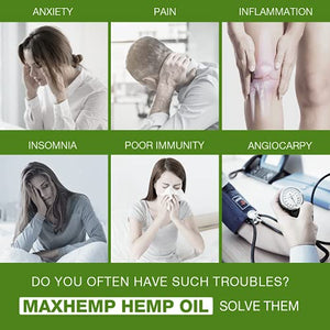 (2 Pack) High Potency Hemp Oil for Pain Relief and Inflammation - Supports Anxiety Sleep Stress Mood Focus - Maximum Strength Extract - Zero CBD Oil Tincture Drops - Organic Herbal Supplement