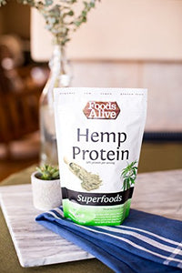 Foods Alive Organic Hemp Protein Powder, 8 Ounce