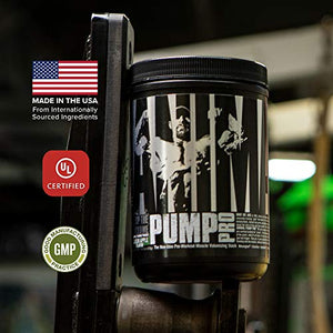 Animal Pump Pro Powder – Non Stimulant Preworkout – Pump & Cell volumization with Added Sea Salt for Electrolytes – 20 Servings - Green Apple