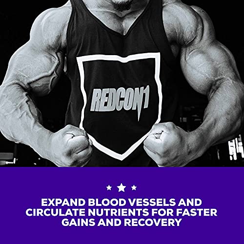 Redcon1 Big Noise Pump Formula (30 Servings) - Non-Stim, Increased Energy and Focus, Vasodilator, Intense Pumps (Sour Gummy Bear)