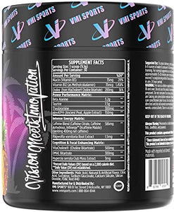 VMI Sports | K-XR Pre-Workout Energy Powder | Intense Energy Pre-Workout Drink for Men and Women| Creatine-Free | Enhanced Focus and Increased Endurance | Pre-Workout Powder (Miami Vice, 30 Servings)