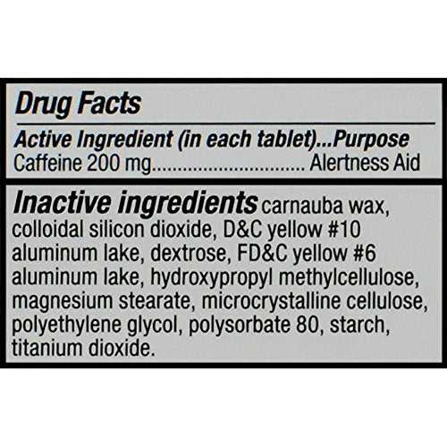 Vivarin Caffeine Alertness Aid 200mg, 40 Tablets, 2 Count, Functional Caffeine for Mental Alertness