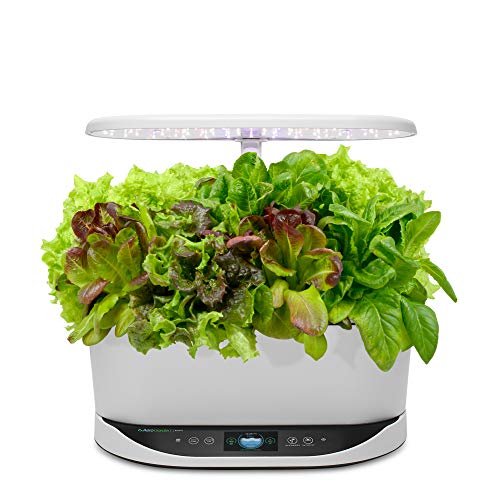 AeroGarden Bounty - Indoor Garden with LED Grow Light, WiFi and Alexa Compatible, White