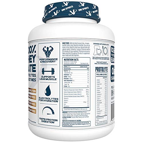 VMI Sports ProtoLyte Whey Isolate Protein Powder, Chocolate Peanut Butter, 4.6 lbs