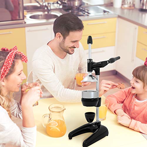 Tribest Pro MJP-105 XL Professional Manual Juice Cold Press Juicer for Pomegranate & Citrus, One-Size, Black