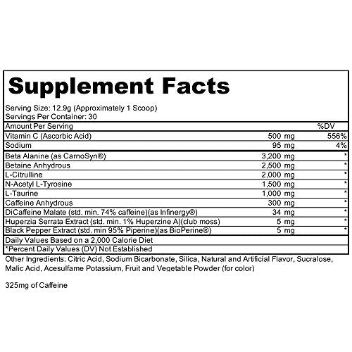 Bare Performance Nutrition, Flight Pre Workout, Energy, Focus & Endurance, Formulated with Caffeine Anhydrous, DiCaffeine Malate, N-Acetyl Tyrosine (30 Servings, Pink Lemonade)