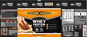 Body Fortress Super Advanced Whey Protein Powder, Gluten Free, Cinnamon Swirl, 2 Pound