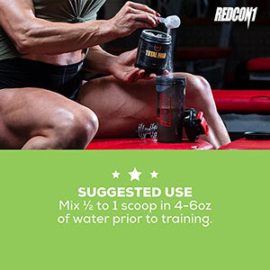 Redcon1 Total War - Pre Workout, Boost Energy, Increase Endurance and Focus, Beta-Alanine, 350mg Caffeine, Citrulline Malate, Nitric Oxide Booster - Keto Friendly (Watermelon)