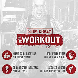 Rich Piana 5% Nutrition 5150 High Stim Pre-Workout Powder | Extreme Energy, Focus, Pumps & Endurance | 400 mg Caffeine, Citrulline, Beta Alanine, N-Acetyl L-Tyrosine | 30 Srvgs (Wildberry)