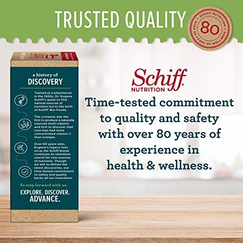 Schiff Ashwagandha Extract Capsules, (50 count in a bottle), Vegetarian, Non-GMO, Gluten-Free, No Colors Added, Helps Manage Feelings of Everyday Stress and Support Healthy Stress Hormone Levels*,ǂ