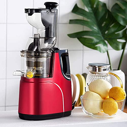 WXLBHD Slow Masticating Juicer, Cold Press Juicer Machine Easy to Clean, Household Residue Juice Separation Juice Machine, Juice Extractor with Quiet Motor and Reverse Function, Easy Clean