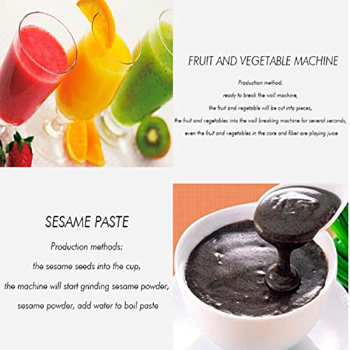 VDSOIUTYHFV Juicer, Slow Masticating Juicer Extractor, Professional Mini Cold Press Juicer Machine, Quiet Motor,400ML Jug, Reverse Function