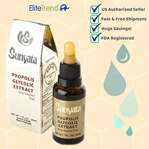 Bee Propolis - Glycolic - Green Brazilian Propolis by Sunyata (GOLD) - 25 X 30 ml