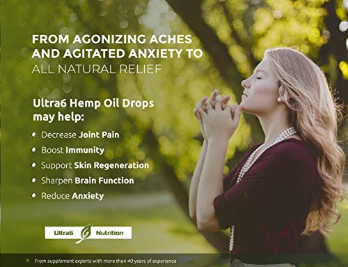 Hemp Oil for Stress Relief (3000mg - 120 Servings) Hemp Extract for Stress Relief, Knee and Back Discomfort - Best Hemp Oil Extract for Joint Challenges - Made in USA