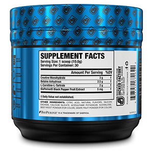 Growth Surge Post Workout Muscle Builder with Creatine, Betaine, L-Carnitine L-Tartrate - Daily Muscle Building & Recovery Supplement - 30 Servings, Black Cherry Flavor