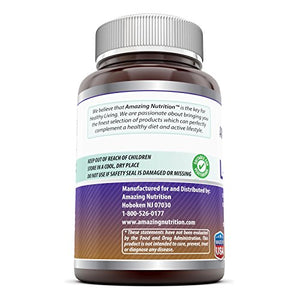 Amazing Nutrition L-Arginine 1000mg Supplement - Best Amino Acid Arginine HCL Supplements for Women & Man - Promotes Circulation and Supports Cardiovascular Health - Tablets (Non-GMO,Gluten Free) (120 Count)