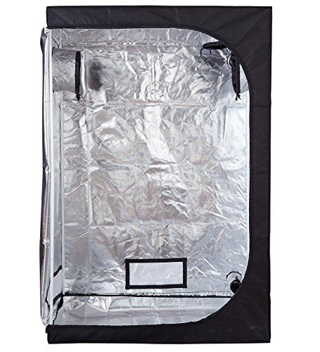 TopoLite Full Range Multiple Sized 48"x24"x72" Indoor Grow Tent Room 600D Mylar Hydroponic Growing Plant w/Plastic Corner (48"x24"x72")