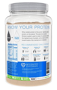 Integrated Supplements CFM Whey Protein Isolate Diet Supplement, Chocolate, 876g