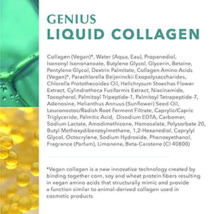 Algenist GENIUS Super Size Liquid Collagen - Vegan, Plant-Based Collagen Dropper with Vitamin E & Omega 3, 6 & 9 - Active Anti-Aging Formula - Non-Comedogenic & Hypoallergenic Skincare (60ml)