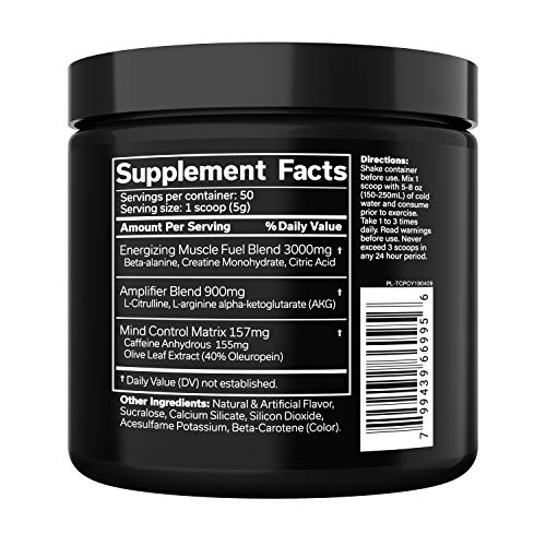 JNX Sports The Curse! Pre Workout Supplement - Intense Energy & Focus, Instant Strength Gains, Enhanced Blood Flow - Nitric Oxide Booster with Creatine & Caffeine - Men & Women | Pina Colada | 50 SRV