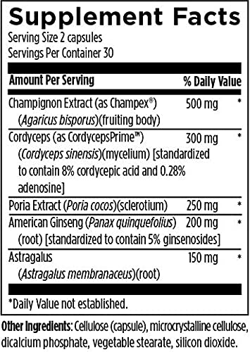 Designs for Health Kidney Korrect - Herbs + Mushrooms for Kidney Support - Non-GMO Supplement with Ingredients to Help Support Maintenance of Healthy Glucose Metabolism (60 Capsules)