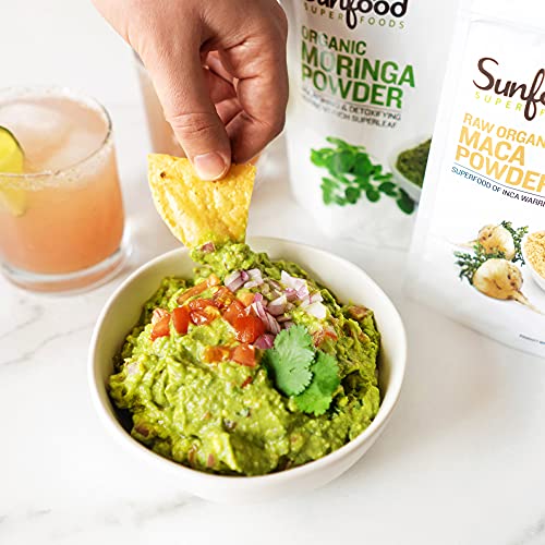 Sunfood Maca Root Powder, Organic, Raw. for Men & Women. Highest Quality Maca from Peru. 100% Pure: No Additives, Fillers or Preservatives. 8 oz Bag