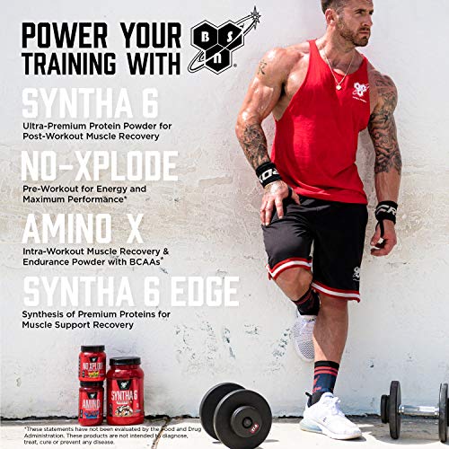 BSN N.O.-XPLODE Pre Workout Powder, Energy Supplement for Men and Women with Creatine and Beta-Alanine, Flavor: Grape, 30 Servings