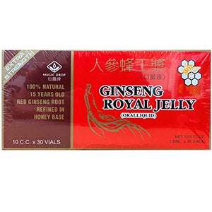 3 Boxes Magic Drop Ginseng Royal Jelly (30 Vials), Total 90 Vials