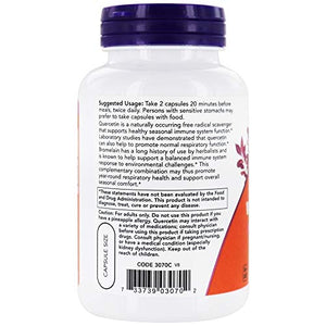 NOW Foods - Quercetin with Bromelain - 120 Vegetable Capsule(s)
