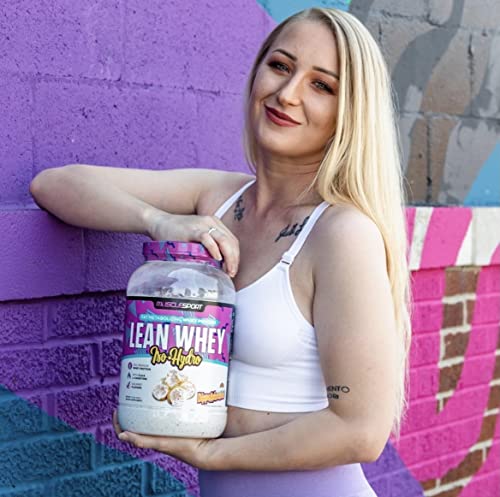 MuscleSport Lean Whey Revolution™ Protein Powder - Whey Protein Isolate - Low Calorie, Low Carb, Low Fat, Incredible Flavors - 25g Protein per Scoop (2lb, Dippsadoodles)