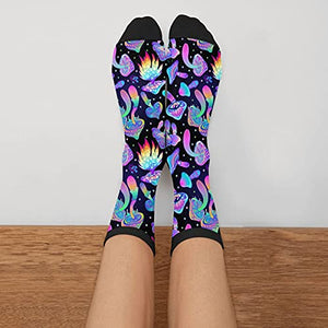 Mushrooms Socks For Men Women Funny Crazy Novelty Crew Socks