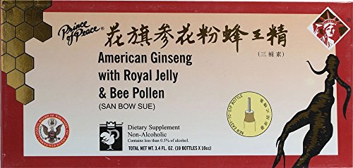 American Ginseng & Royal Jelly & Bee Pollen Prince Of Peace 10 Vial