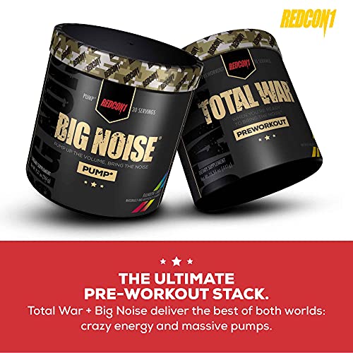 Redcon1 Big Noise Pump Formula (30 Servings) - Non-Stim, Increased Energy and Focus, Vasodilator, Intense Pumps (Tiger Blood)
