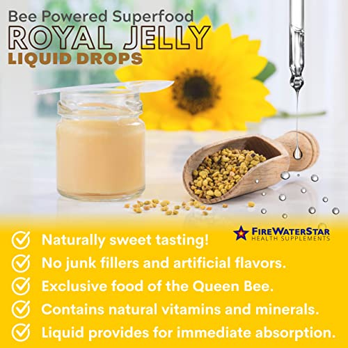 Royal Jelly - 500mg - 2oz - Natural - Non-GMO - Bee Powered Superfood - Natural Vitamins, Minerals, Antioxidants - Anti Aging - Skin Health - Immune System Support
