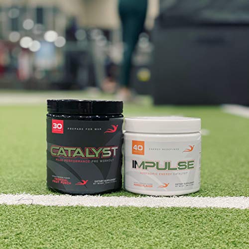 Reforged Impulse ─ Nootropic Energy Drink ─ Cognitive Enhancer and Energy Booster ─ W/CDP-Choline, Huperzine A, N-Acetyl L-Tyrosine, Caffeine ─ Mango, 40 Servings