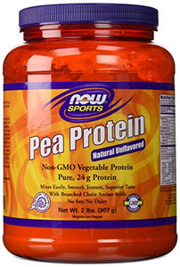 100% Pure Pea Protein Now Foods Powder 2 Pound (Pack of 2)