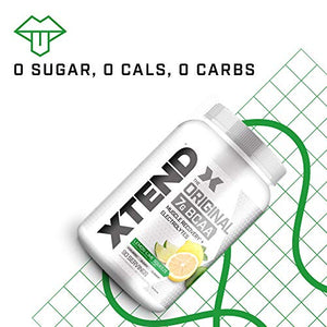 XTEND Original BCAA Powder Lemon Lime Squeeze | Sugar Free Post Workout Muscle Recovery Drink with Amino Acids | 7g BCAAs for Men & Women | 90 Servings