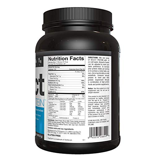 PEScience Select Low Carb Protein Powder, Cake Pop, 27 Serving, Keto Friendly and Gluten Free